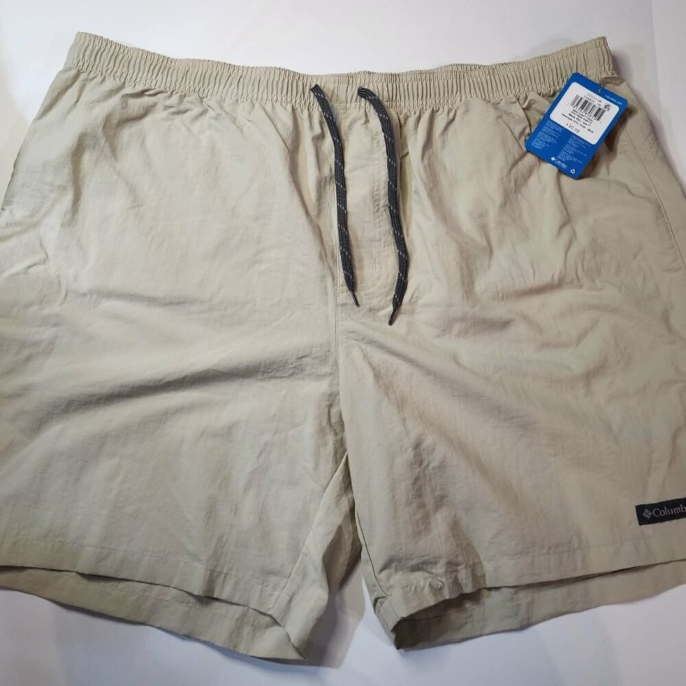 Columbia Rapid Creek II Omni-shade Upf-50 Shorts Men's Size XXL Beige
